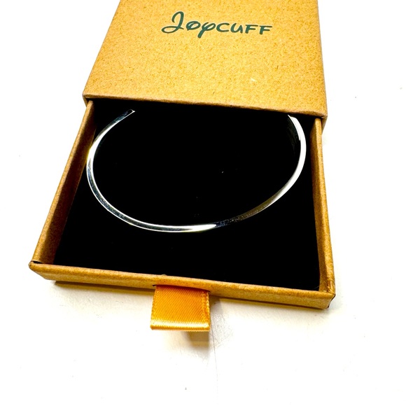 Joycuff | Silver Cuff Bracelet— You are braver than you believe stronger than... - Picture 3 of 7